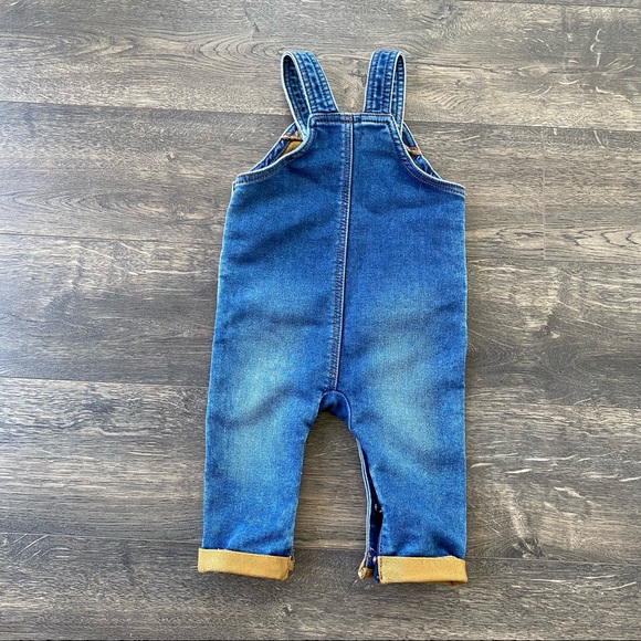 Joe Fresh Overalls 6-12 month Baby Jeans - Picture 4 of 6